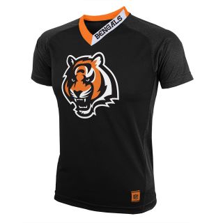 NFL Team Apparel Youth Cincinnati Bengals Performance Short Sleeve T Shirt  