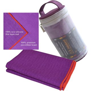 Khataland Equanimity PRO Yoga Towel Mat   100% Silicone Mat with 100% Premium