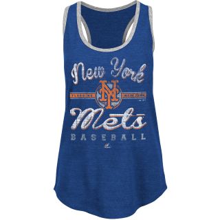 MAJESTIC ATHLETIC Womens New York Mets Authentic Tradition Tank Top   Size
