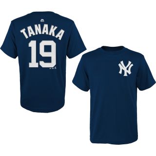MAJESTIC ATHLETIC Youth New York Yankees Masahiro Tanaka Name And Number T 