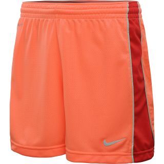 NIKE Womens Academy Knit Soccer Shorts   Size XS/Extra Small, Pink/red