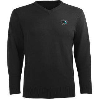 Antigua Mens San Jose Sharks Ambassador Knit V Neck Sweater   Size XL/Extra