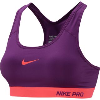 NIKE Womens Pro Padded Sports Bra   Size XS/Extra Small, Grape/crimson