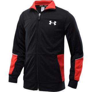 UNDER ARMOUR Boys Hero Jacket   Size Small, Black/red/white