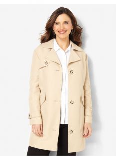 Catherines Plus Size Stylish Trench Coat   Womens Size 3X, Khaki