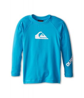 Quiksilver Kids All Time L/S Surf Shirt Boys Swimwear (Blue)
