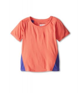 Columbia Kids Silver Ridge III S/S Tech Tee Girls T Shirt (Orange)