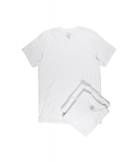 Calvin Klein Underwear Classic S/S Crew Three Pack U9001 Mens Underwear (White)