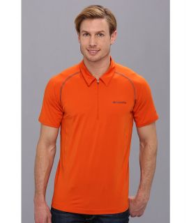 Columbia Freeze Degree S/S Polo Mens Short Sleeve Pullover (Orange)