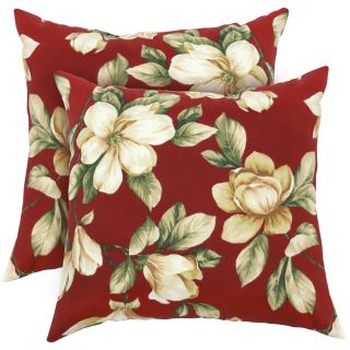 Outdoor Roma Floral Accent Pillows (set Of 2)
