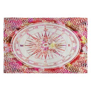 Follow Your Own Path Woven Rug Pink Combo One Size For Women 236872