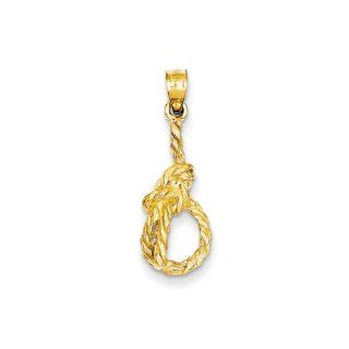 Sailor's Rope Knot in 14 Karat Yellow Gold Jewelry