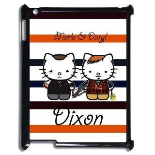 Daryl Dixon Hello Kitty Funny Norman Reedus iPad 2 3 4 Hard Case Back Cover Protective Cases Shell at NewOne Computers & Accessories