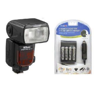 Nikon SB 910 Speedlight Flash for Nikon Digital SLR Cameras  USA Warranty Zeikos ZE QC4000 Rapid AA/AAA Battery Charger AC/DC with Four 3100mAh AA Batteries an for D3100, D5100, D7000,  On Camera Shoe Mount Flashes  Camera & Photo
