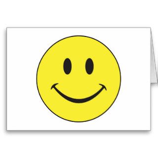 Smiley Face Greeting Card