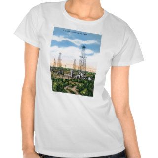 Oklahoma OK  Oil Field T shirts