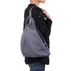 Journee Collection Women's Faux Leather Multi Pocket Backpack Journee Collection Shoulder Bags