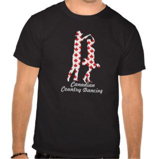 CANADA COUNTRY WESTERN DANCE COUPLE T SHIRT