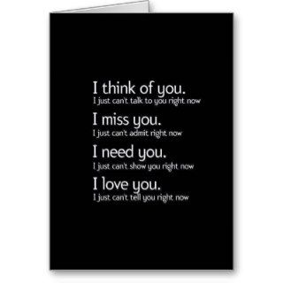 THINK MISS NEED LOVE YOU RELATIONSHIPS WISHING LOV CARD