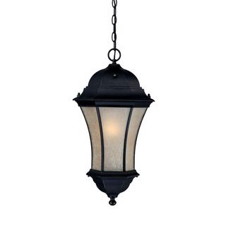 Waverly Energy Star Collection Hanging Lantern 1 light Outdoor Matte Black Light Fixture Acclaim Other Outdoor Lighting