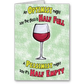 Funny Birthday Cards Wine Philosophy