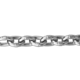 ASC MC01640805 Magnesium Aluminum Alloy Chain, Bright Finish, 17/64" Trade, 17/64" Diameter x 50' Length, 550 lbs Working Load Limit Hardware Chains