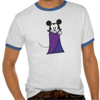Mickey Mouse vampire purple cloak Tshirt