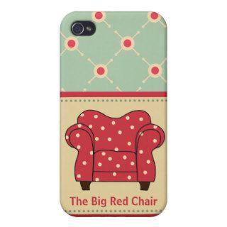 The Big Red Chair iPhone 4 Case