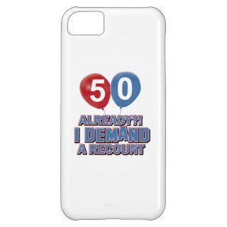 50th year birthday designs iPhone 5C covers