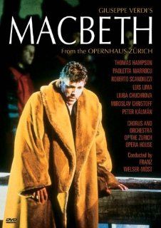 Verdi   Macbeth / Welser Most, Hampson, Marrocu, Zurich Opera Thomas Hampson, Paoletta Marrocu, Liuba Chuchrova Movies & TV