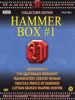Hammer Box 1 (Quatermass II / the Quatermass Xperiment / Frankenstein Created Woman / Dracula Prince of Darkness / Captain Kronos Vampire Hunter) Brian Donlevy, Sid James, Bryan Forbes, Michael Ripper, Lloyd Lamble, Gordon Jackson, Lionel Jeffries, Pete