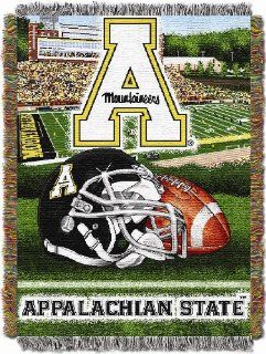 NCAA Appalachian State Mountaineers 48 Inch by 60 Inch Acrylic Tapestry Throw  Sports Fan Throw Blankets  Sports & Outdoors