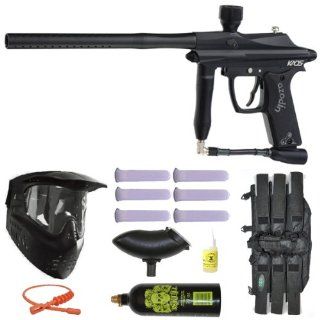 Azodin Kaos Paintball Marker Gun 3Skull Mega Set   Black Sports & Outdoors