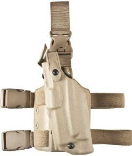 Safariland 6305 ALS Tactical QR Holster   STX FDE Brown, Left Hand   Glock 20/21 6305 3832 552  Gun Holsters  Sports & Outdoors