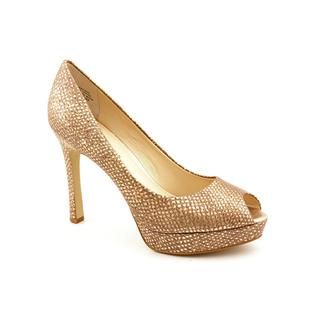Anne Klein AK Women's 'Serafina' Gold Patent Dress Shoes Heels