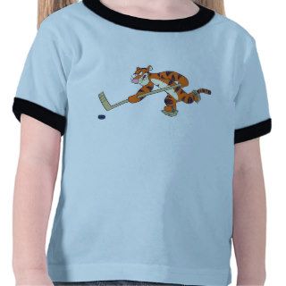 Tigger playing Hockey T shirts