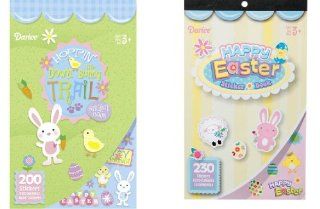 2 BOOKS of EASTER Mini Stickers 430 total   SPRING Crafts CHICKS Bunnies  BASKET Filler TOY Toys & Games