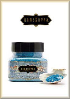 Kama Sutra Treasures Of The Sea Bath Salts Kit with Sea Shell Scoop   Ocean of Azure Blue Beauty