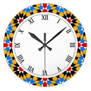 Islamic geometric pattern Wall Clock