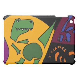 XX  Dinosaur Abstract Art iPad Mini Case