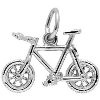 Rembrandt Charms Mountain Bike Charm, Sterling Silver Clasp Style Charms Jewelry