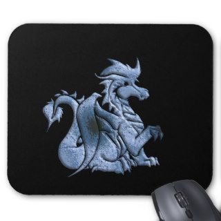 Blue Winged Dragon Mouse Pad