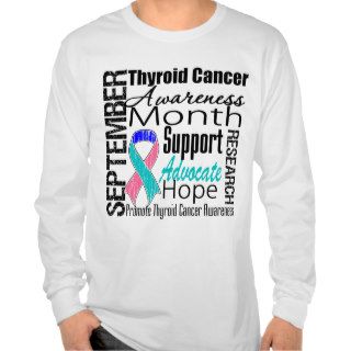 Thyroid Cancer Awareness Month Tribute Tshirts