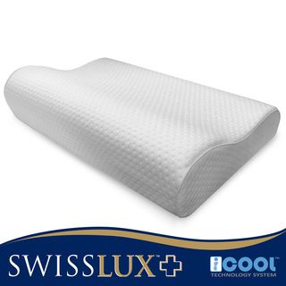 Swiss Lux Euro Style Oversized Contour Memory Foam Pillow Swiss Lux Memory Foam Pillows