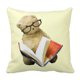 Reading Bear Pillow