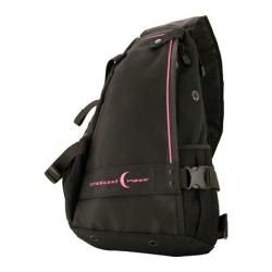 Crescent Moon Yoga Mat Pack Black/Pink Crescent Moon Yoga Fabric Backpacks