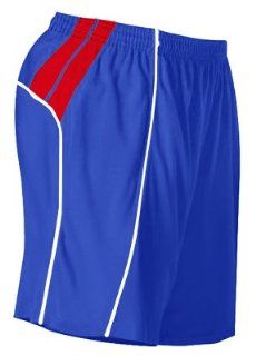 Alleson 554PW Women s Mesh Multi Sport Shorts RO/WH   ROYAL/WHITE WL  Baseball And Softball Shorts  Sports & Outdoors