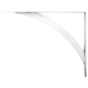 Knape & Vogt White Elegante 9 3/4 in. Steel Decorative Shelf Brackets HD 0053 10WT