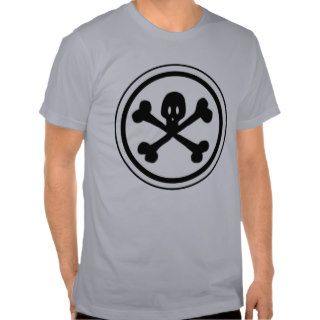 Cartoon Skull & Crossbones Logo Tee Shirt