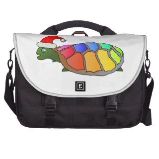 Christmas turtle cartoon bags for laptop
